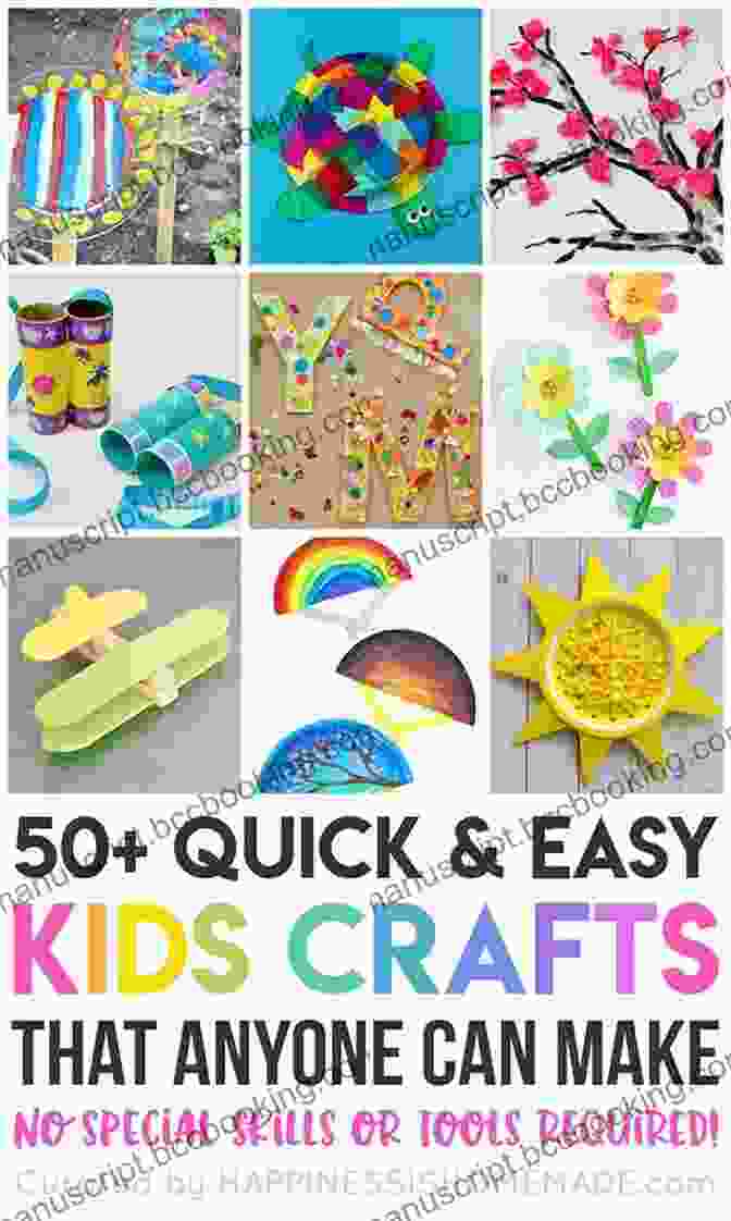 50 Fun Crafts For Children Aged 3 8 Book Cover Cool Crafts For Cool Kids: 50+ Fun Crafts For Children Aged 4 8+