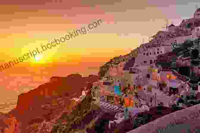 A Breathtaking Sunset Over The Caldera Of Santorini, Greece The Honey Farm On The Hill: Escape To Sunny Greece In The Perfect Feel Good Summer Read