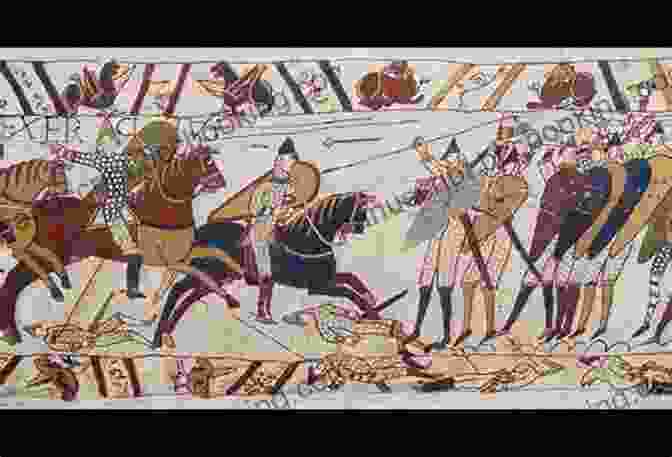 A Depiction Of The Norman Conquest From The Bayeux Tapestry In The Days Of William The Conqueror