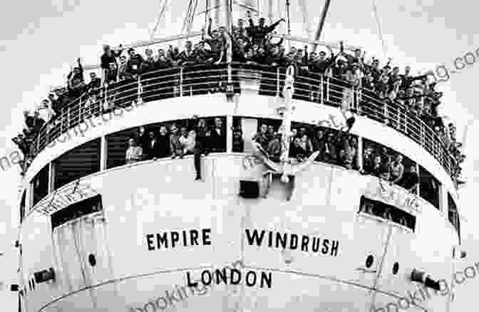 A Group Of Caribbean Immigrants Arriving In The UK On The Windrush Ship. Coming To England: An Inspiring True Story Celebrating The Windrush Generation