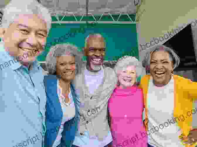 A Group Of Elderly Caribbean Immigrants Smiling And Holding Hands. Coming To England: An Inspiring True Story Celebrating The Windrush Generation
