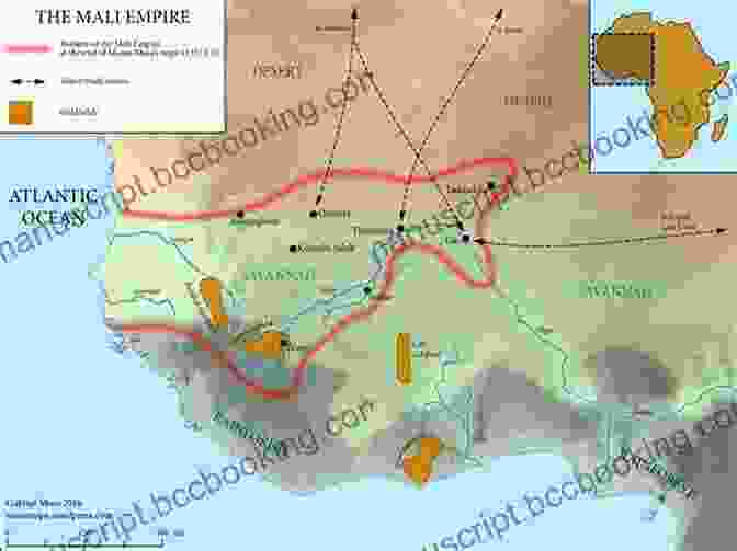 A Map Of The Empire Of Mali During Mansa Musa's Reign Mansa Musa And The Empire Of Mali