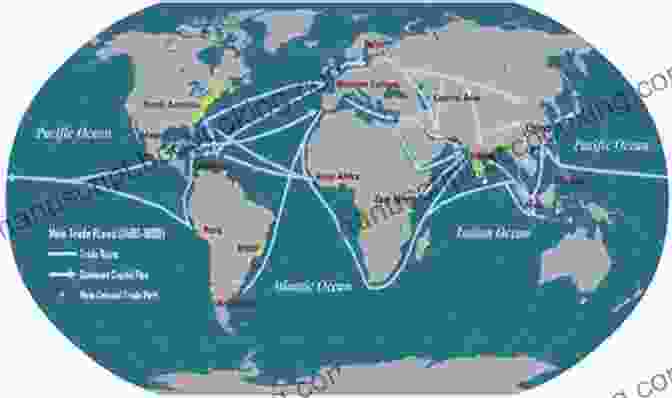 A Map Showing The Caribbean's Global Trade Routes Island People: The Caribbean And The World