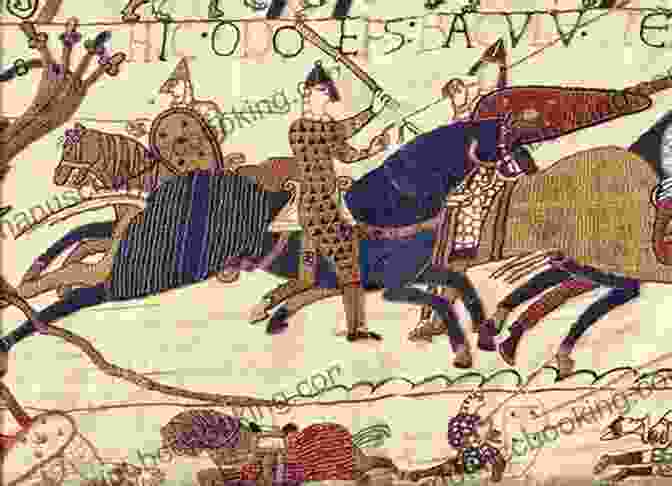 A Representation Of The Battle Of Hastings In The Bayeux Tapestry In The Days Of William The Conqueror