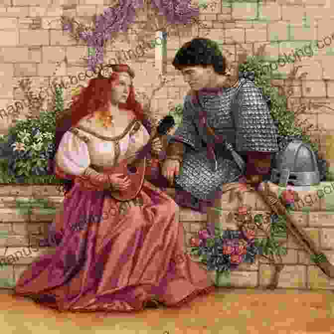 A Romantic Painting Featuring King Arthur, Queen Guinevere, And Sir Lancelot, Entangled In A Complex Love Triangle The Once And Future Camelot
