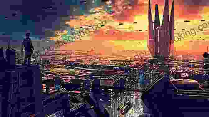 A Sunrise Over A Futuristic Cityscape, Symbolizing The Dawn Of A New Philosophical Era Binary Existence (Across Horizons 4)