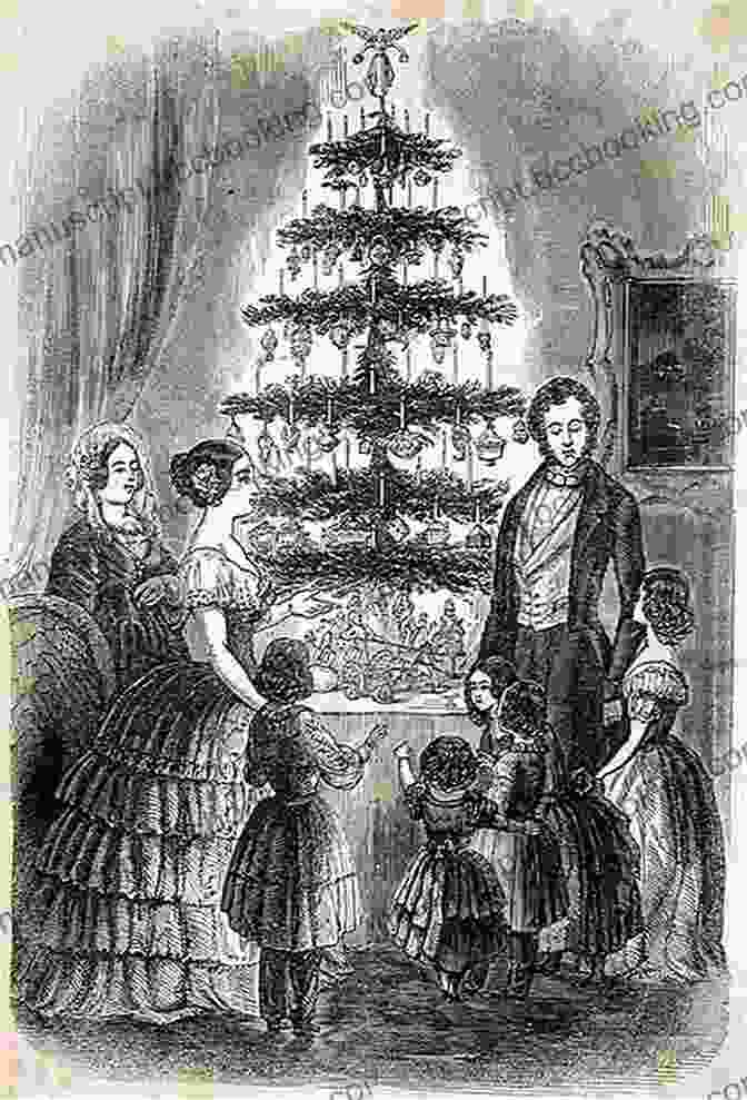 A Victorian Family Gathered Around A Decorated Christmas Tree A Victorian Nova Scotia Christmas