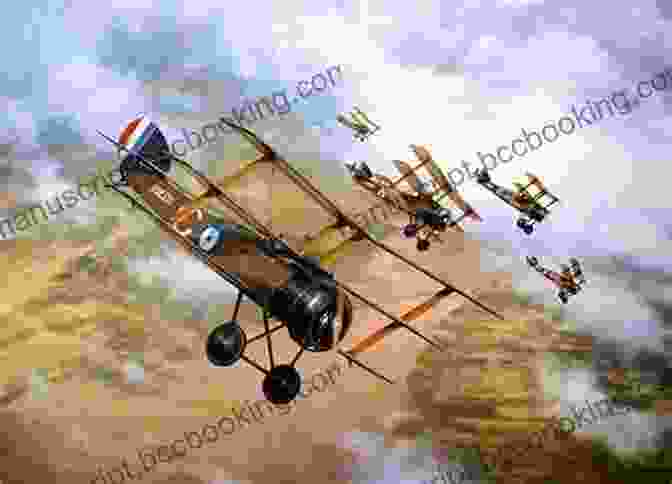 Abstract Painting Of A Triplane Vintage Airplanes Abstract Art Paintings Of Biplanes And Triplanes