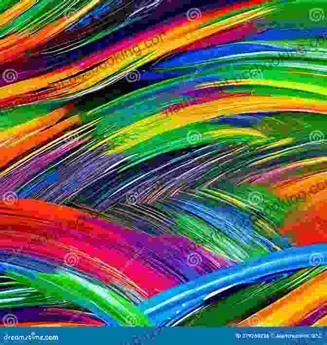 Abstract Painting With Vibrant Colors And Expressive Brushstrokes Stone Painting For Kids: Designs To Spark Your Creativity