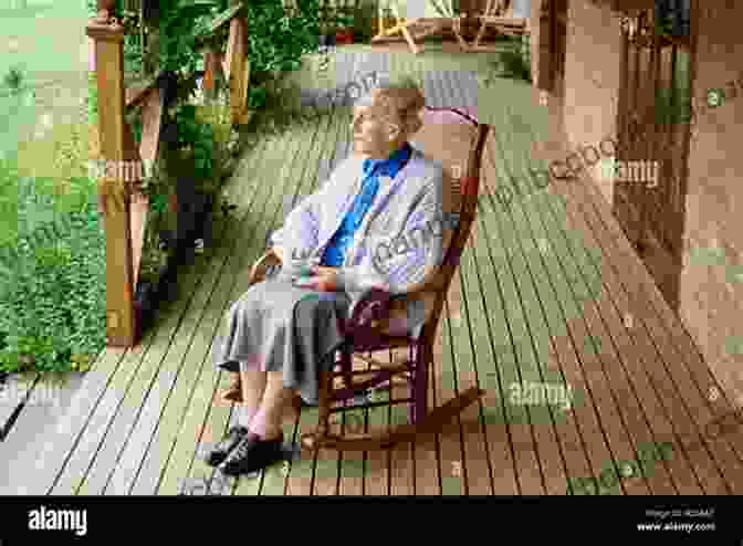 An Elderly Person Sitting On A Porch, Looking Out At A Peaceful Sunset The Road Back Home: A Northern Childhood