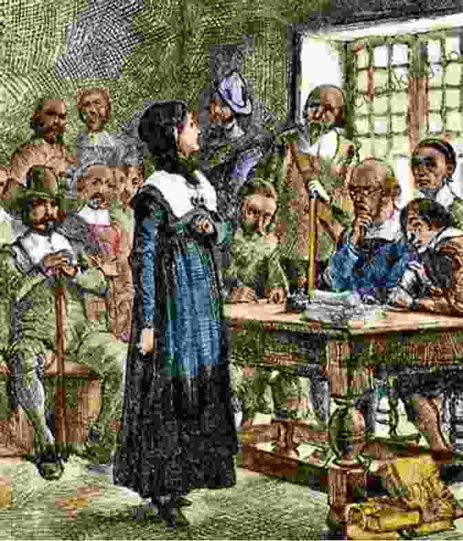 Anne Hutchinson Standing Before The Puritan Court, Her Eyes Piercing And Defiant American Jezebel: The Uncommon Life Of Anne Hutchinson The Woman Who Defied The Puritans