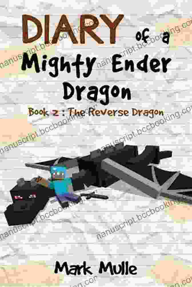 Diary Of The Mighty Ender Dragon: A Breathtaking Cover Depicting The Ender Dragon Soaring Through The Twilight Sky, Its Emerald Eyes Piercing The Darkness. Diary Of A Mighty Ender Dragon: 1: A Dragon In The Overworld