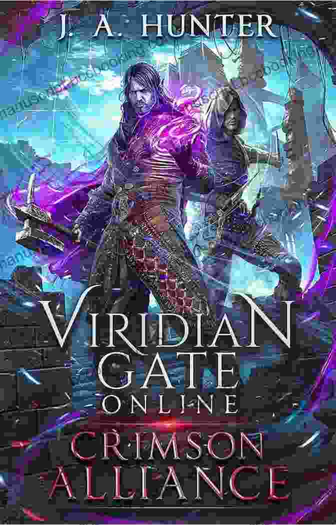 Ethan, The Protagonist Of The Viridian Gate Archives, Fighting Against A Horde Of Goblins In The Virtual Realm Viridian Gate Online: Empirical Endgame: A LitRPG Adventure (The Viridian Gate Archives 8)