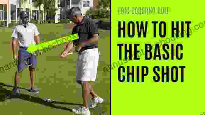 Golfer Hitting A Precise Chip Shot Golf Tips And Guide: Lessons And Advice To Become A Good Golf Player