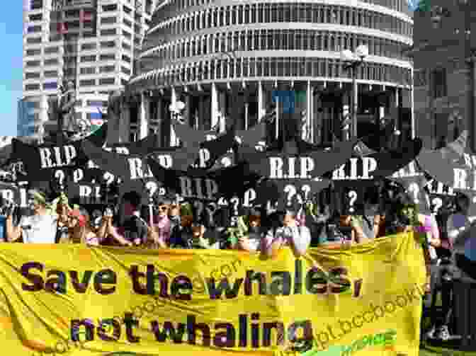 Greenpeace Activists Protest Against Whaling, A Practice That Threatens The Survival Of Whales. Warriors Of The Rainbow: A Chronicle Of The Greenpeace Movement From 1971 To 1979