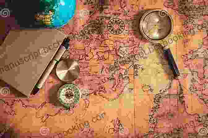 Map And Compass On A Table, Representing Expedition Cruise Planning ANTARCTICA: AN EXPEDITION CRUISE TRAVEL GUIDE: A Personal Account Of Sailing To The Seventh Continent