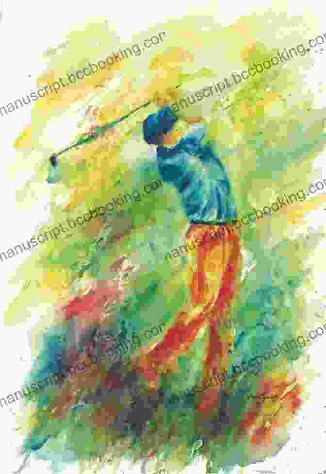 Of Golf Illustrated By Upton Sinclair, Featuring A Watercolor Painting Of A Golfer In A Green Landscape A B C Of GOLF: Illustrated Upton Sinclair