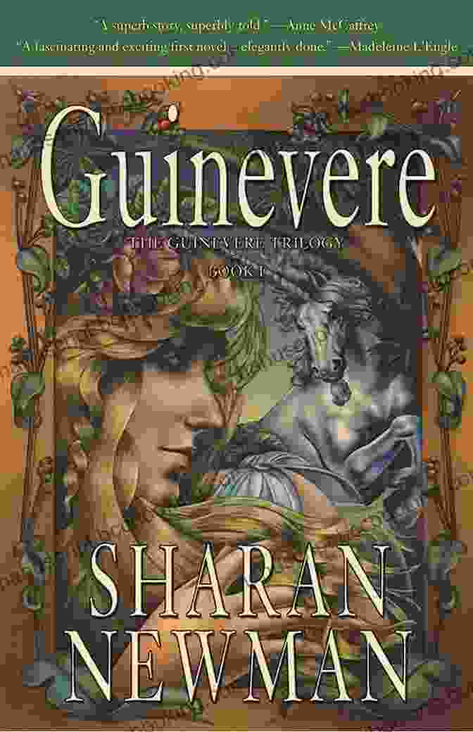 One Of The Guinevere Trilogy Book Cover Featuring A Regal Guinevere In A Flowing Gown, Surrounded By Intricate Celtic Designs Child Of The Northern Spring: One Of The Guinevere Trilogy
