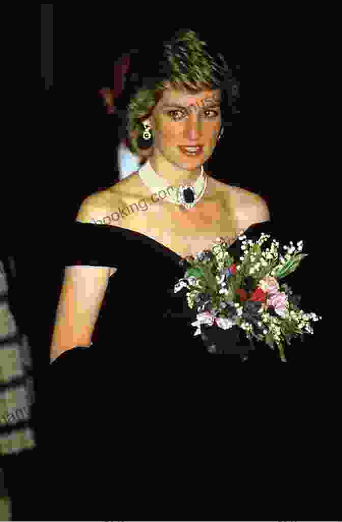 Princess Diana Smiling In A Blue Dress Shadows Of A Princess Patrick Jephson