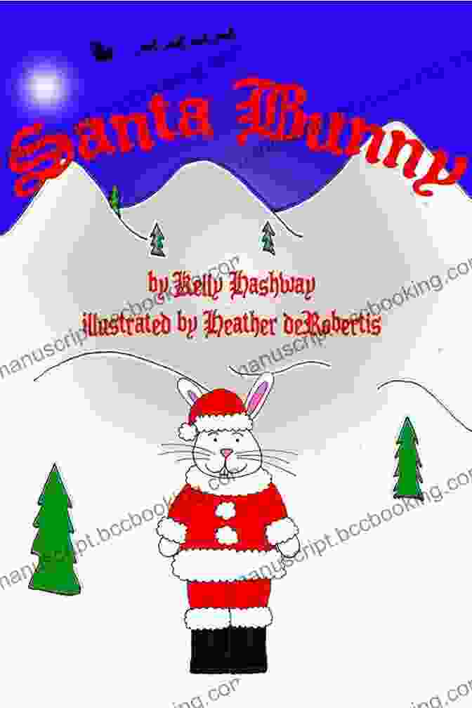 Santa Bunny Kelly Hashway Delivering Presents To A Child Santa Bunny Kelly Hashway