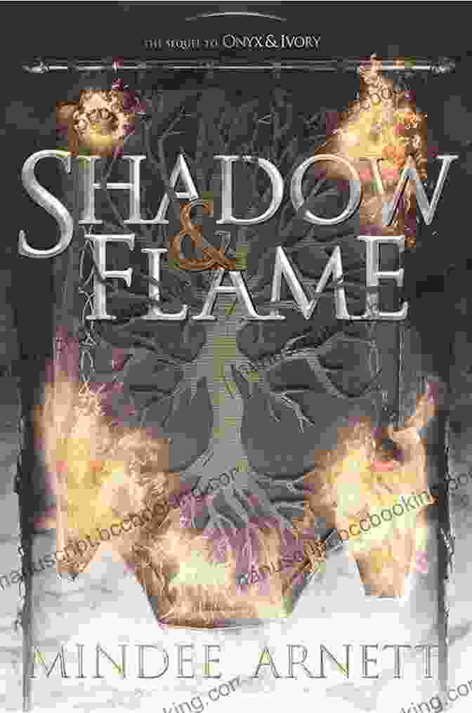 Shadow Flame By Mindee Arnett, An Alluring Fantasy Novel With A Vibrant Cover Depicting A Woman With Glowing Hands And A Mystical Forest Background. Shadow Flame Mindee Arnett