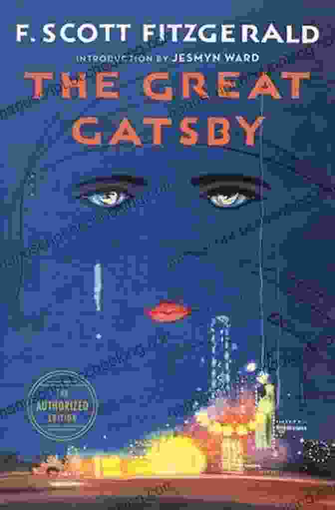 The Great Gatsby The Only Authorized Edition Book Cover Featuring A Vintage Illustration Of Gatsby's Mansion The Great Gatsby: The Only Authorized Edition