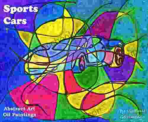 Sports Cars Abstract Art Oil Paintings